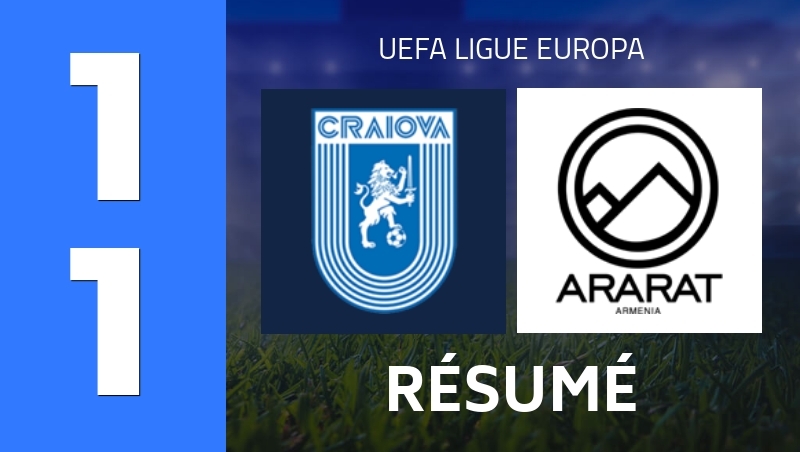 Summary : CS Universitatea Craiova - FC Ararat-Armenia - UEFA Europa League 26/27