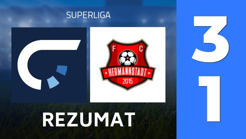 Rezumat : ACS Champions FC Arges - AFC Hermannstadt - Superliga 25/26