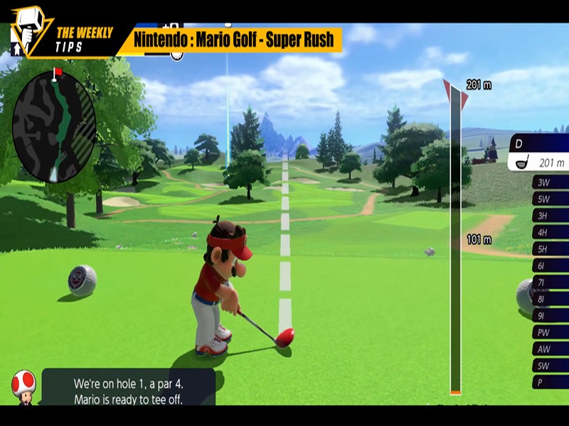 The basics on Mario Golf Super Rush