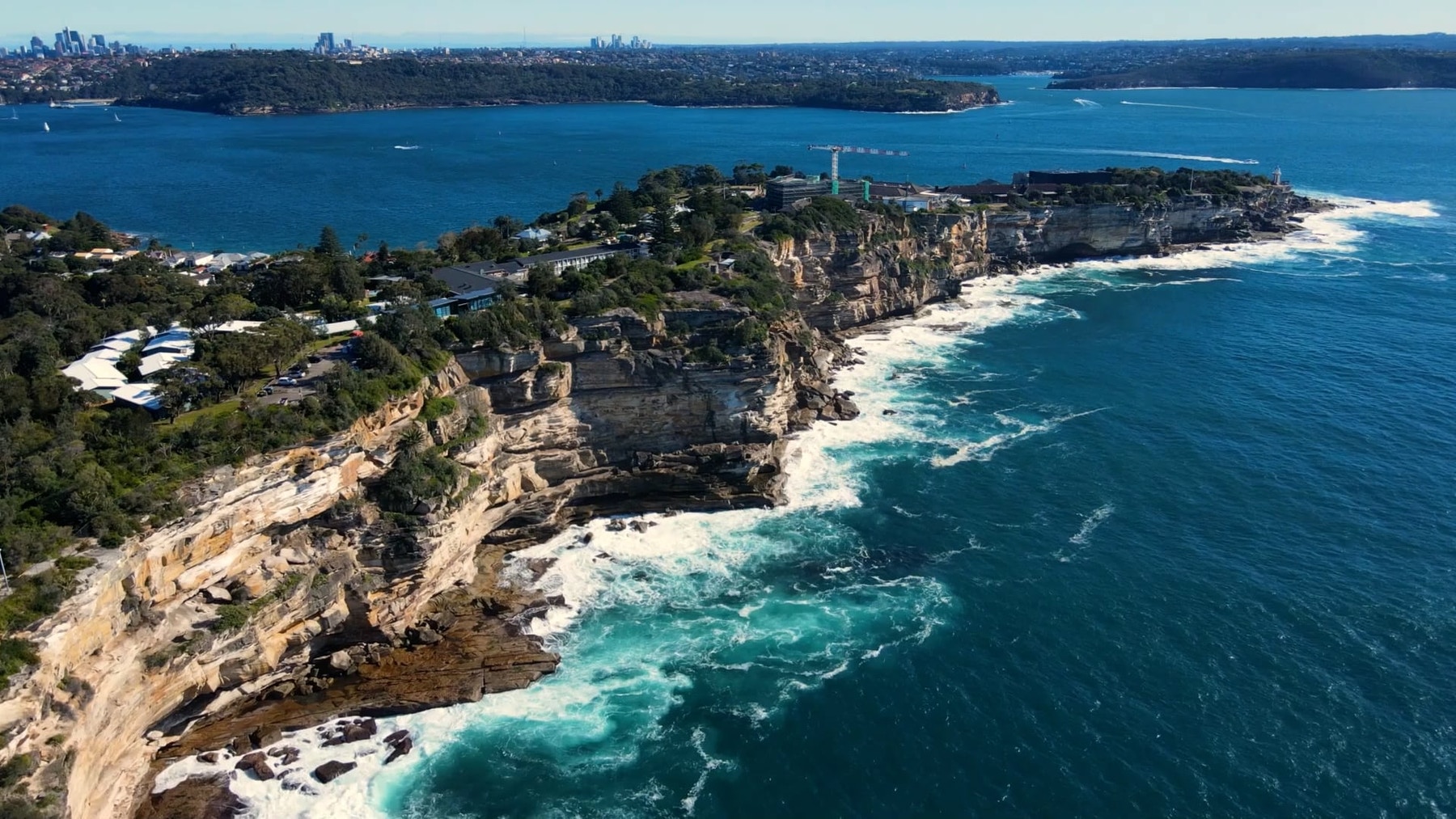 Watsons Bay, Australie : Vues aériennes de la côte de Sydney par drone