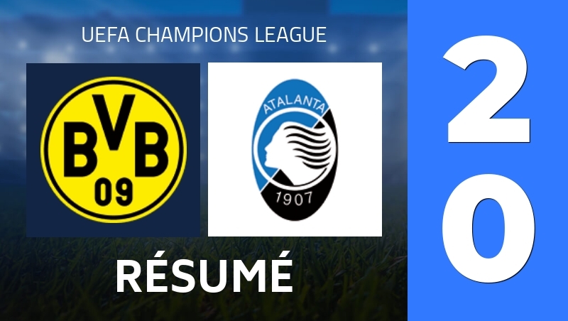 Résumé : Borussia Dortmund - Atalanta BC - UEFA Champions League 25/26