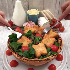 Le croque-monsieur salade