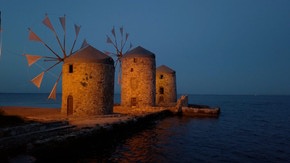 Chios, Grèce : Vues aériennes captivantes de l'île de Mastika