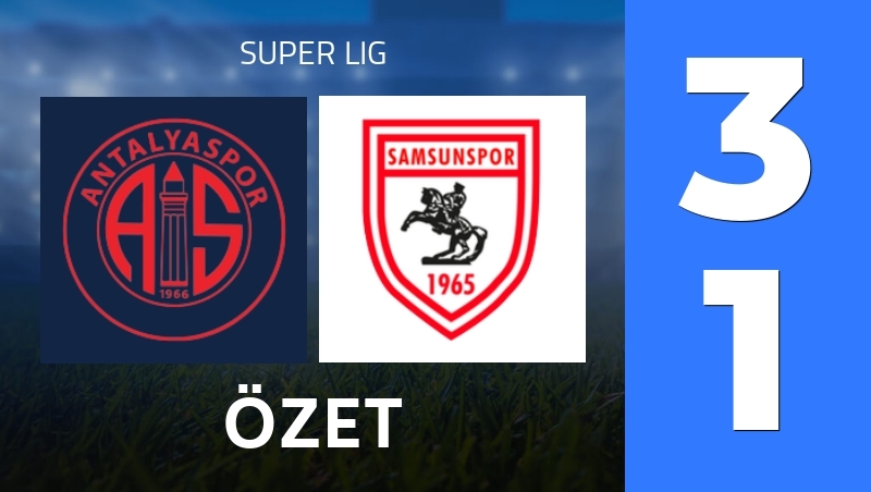 Özet : Antalyaspor - Samsunspor - Super Lig 25/26