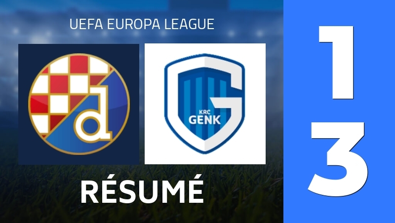 Résumé : GNK Dinamo Zagreb - KRC Genk - UEFA Europa League 25/26
