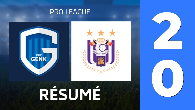 Résumé : KRC Genk - RSC Anderlecht - Pro League 25/26