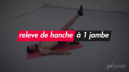 Relevé de Hanche à 1 Jambe