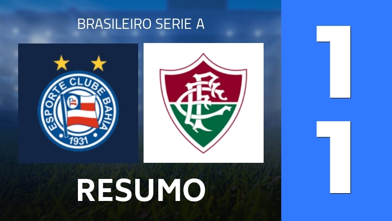 Resumo : EC Bahia BA - Fluminense FC RJ - Brasileiro Serie A 2026