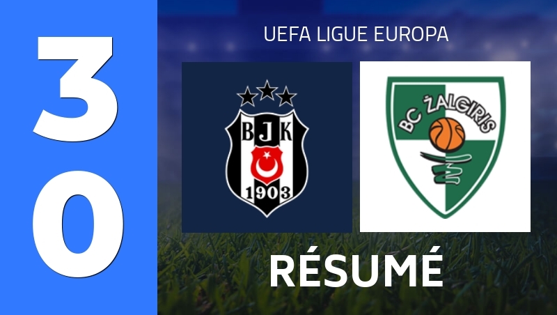 Résumé : Besiktas - FK Kauno Zalgiris - UEFA Ligue Europa 26/27
