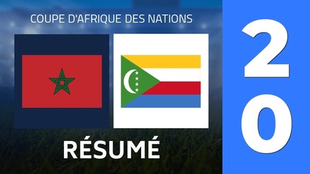 Résumé : Morocco - Comoros (2 - 0) - Score Final