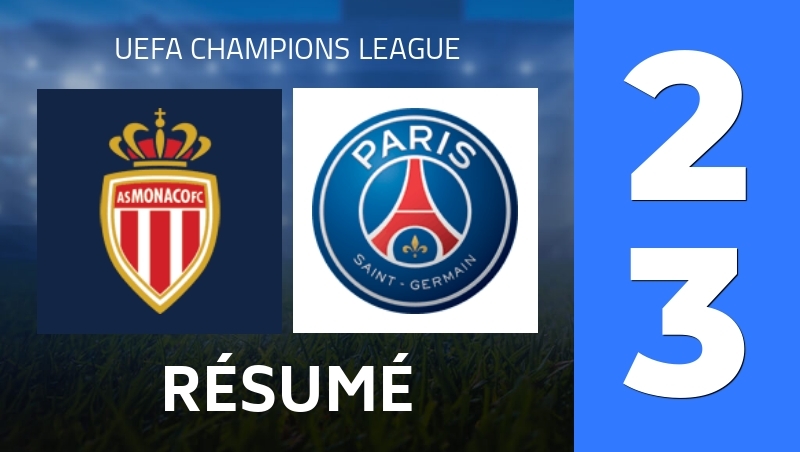 Résumé : AS Monaco - Paris Saint-Germain - UEFA Champions League 25/26