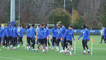 Cone Wars as Chelsea Train Ahead of Ajax UCL match tomorrow