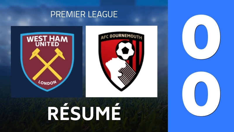 Résumé : West Ham United - AFC Bournemouth - Premier League 25/26
