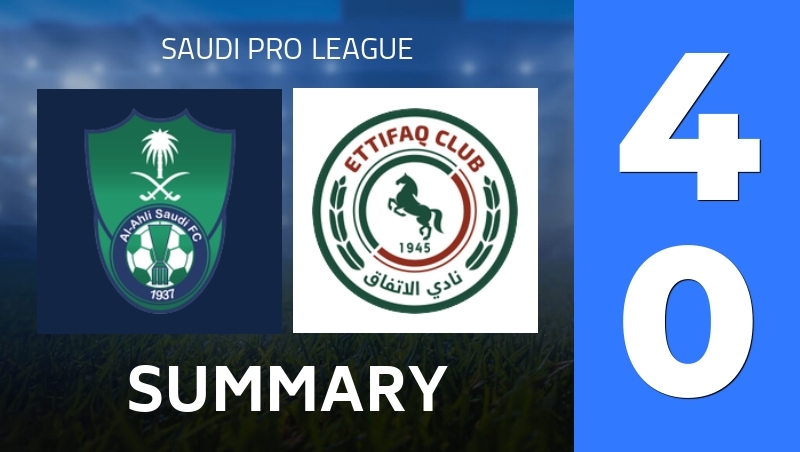 Summary : Al Ahli Saudi FC - Al-Ittifaq FC - Saudi Pro League 25/26
