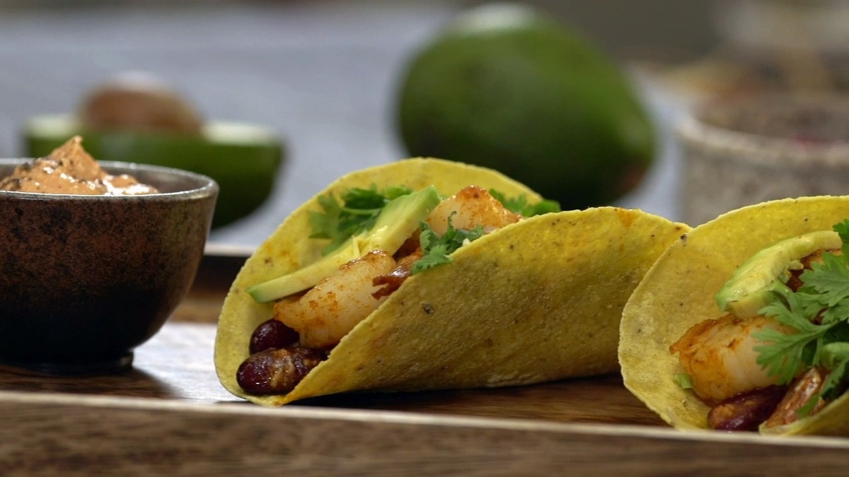 Tacos de crevettes
