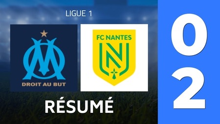 Résumé : Olympique Marseille - FC Nantes (0 - 2) - Score Final