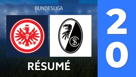 Zusammenfassung : Eintracht Frankfurt - SC Freiburg (2 - 0) - Endergebnis
