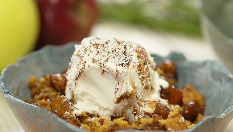 Caramelized Apple Pudding