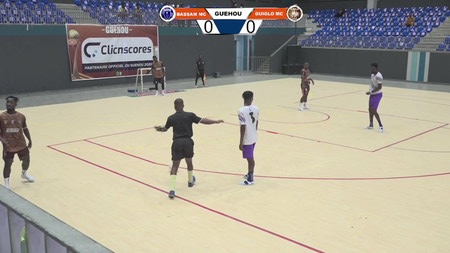 Bassam Vs. Guiglo  1ère mi-temps - replay - Quart de finale