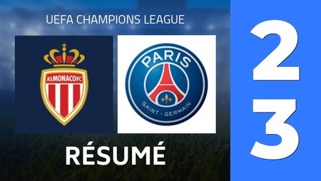 Résumé : AS Monaco - Paris Saint-Germain (2 - 3) - Score Final