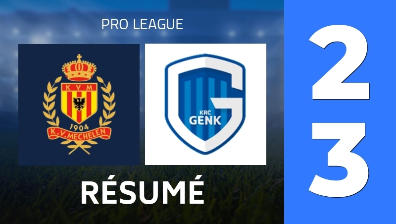 Résumé : Yellow-Red KV Mechelen - KRC Genk - Pro League 25/26