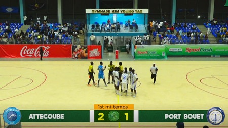 Attecoube Vs. Port Bouet 1ère mi-temps - replay - Quart de finale