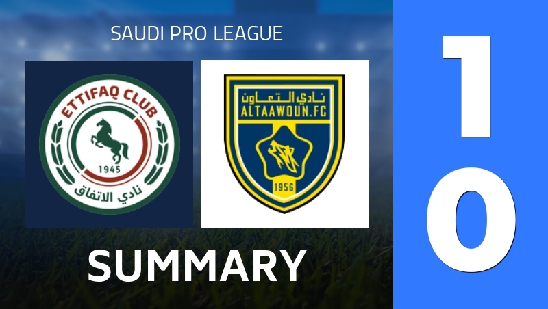 Summary : Al-Ittifaq FC - Al-Taawoun FC - Saudi Pro League 25/26