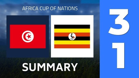Summary : Tunisia - Uganda (3 - 1) - Final Score
