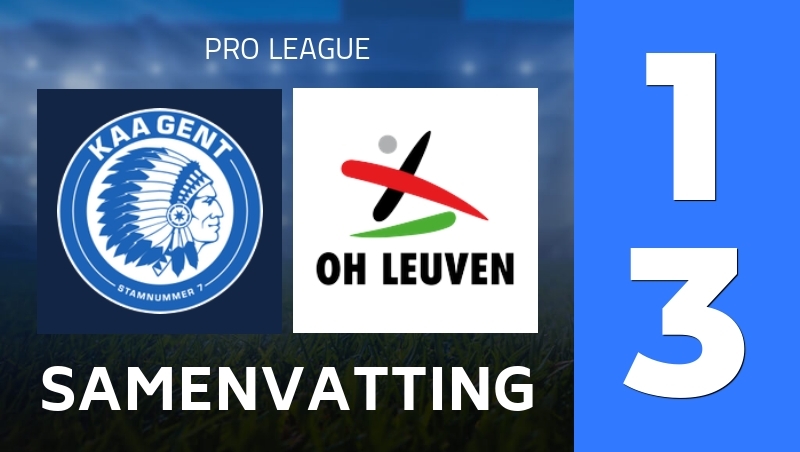 Samenvatting : KAA Gent - Oud-Heverlee Leuven - Pro League 25/26