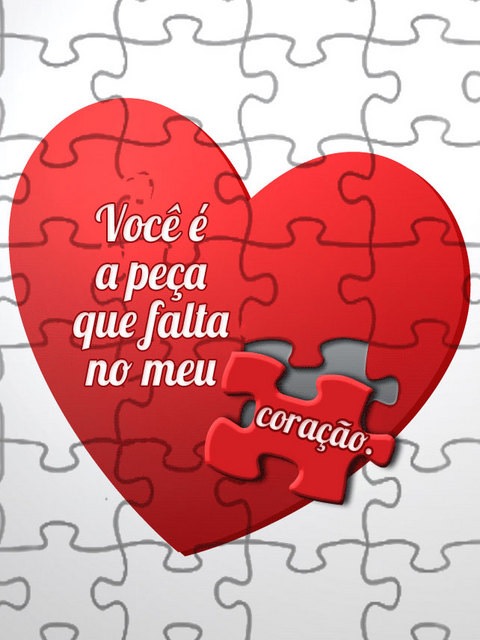 Você é a peça que falta no meu coração