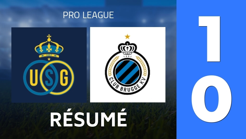 Résumé : Union Saint-Gilloise - Club Brugge - Pro League 25/26