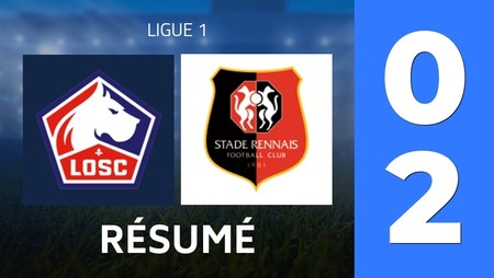 Résumé : Lille OSC - Stade Rennais FC (0 - 2) - Score Final
