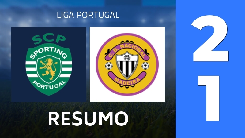 Resumo : Sporting CP - Nacional da Madeira - Liga Portugal 25/26