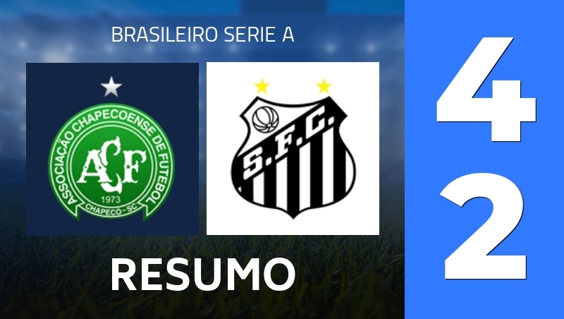 Resumo : Chapecoense SC - Santos FC SP - Brasileiro Serie A 2026