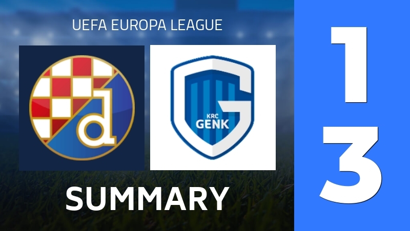Summary : GNK Dinamo Zagreb - KRC Genk - UEFA Europa League 25/26