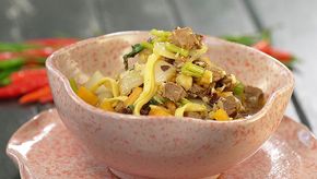 Beef Bao Soup with Nuts