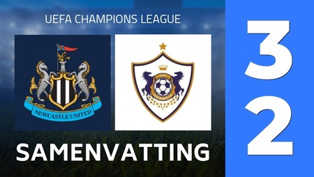 Summary : Newcastle United - Qarabag FK (3 - 2) - Final Score