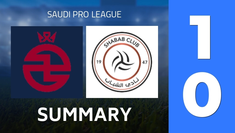 Summary : Al-Kholood - Al-Shabab FC (SA) - Saudi Pro League 25/26