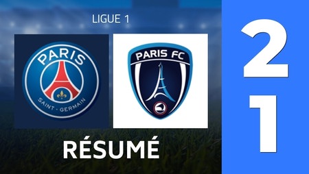 Résumé : Paris Saint-Germain - Paris FC (2 - 1) - Score Final