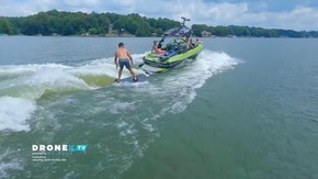 Sports nautiques filmés par des drones en vue subjective, partie 5