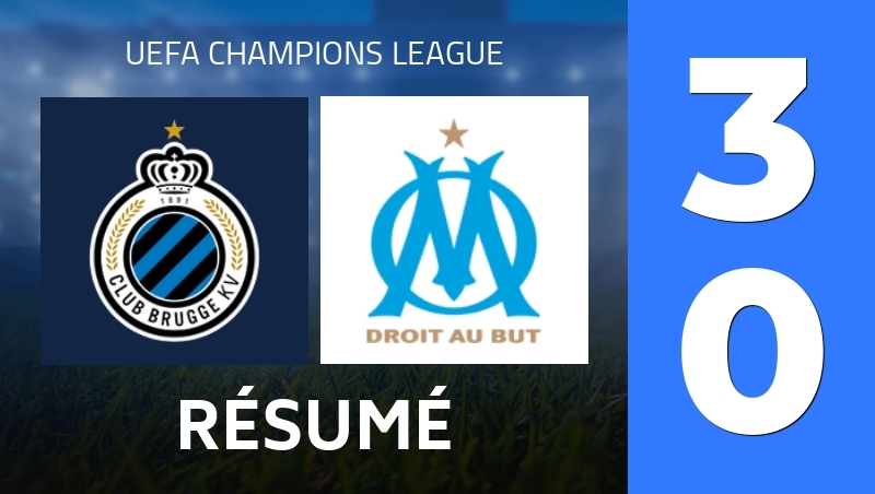 Résumé : Club Brugge - Olympique Marseille - UEFA Champions League 25/26