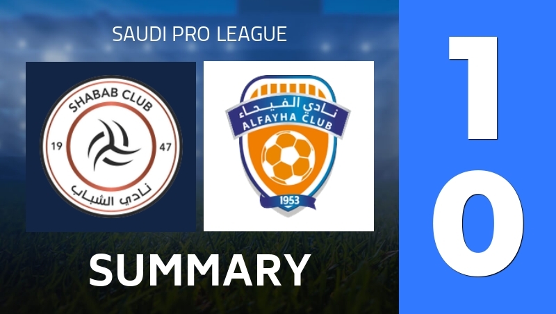 Summary : Al-Shabab FC (SA) - Al-Fayha FC - Saudi Pro League 25/26