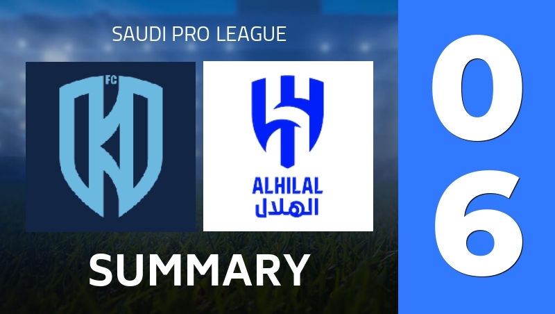Summary : Al-Akhdoud Club - Al Hilal SFC - Saudi Pro League 25/26