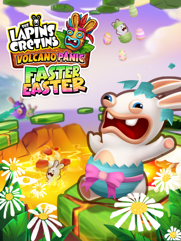 Rabbids Volcano Panic : Faster Easter