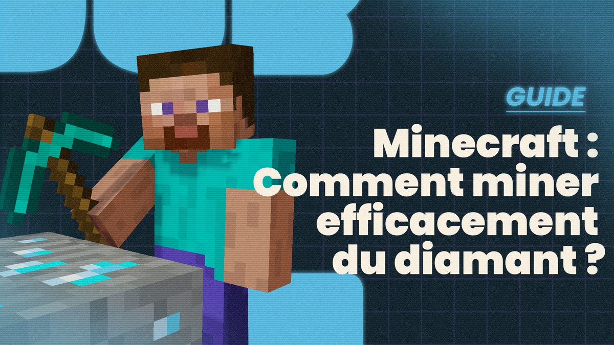 Mine plus efficacement et double ta récolte de diamants sur Minecraft ! - Minecraft