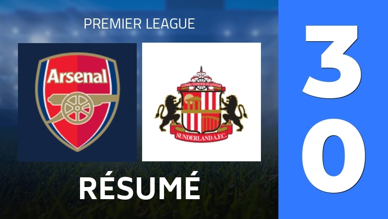 Résumé : Arsenal FC - Sunderland AFC - Premier League 25/26