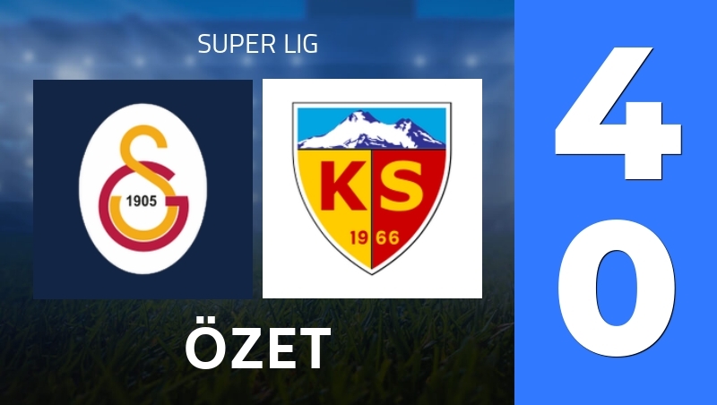 Özet : Galatasaray Istanbul - Kayserispor - Super Lig 25/26