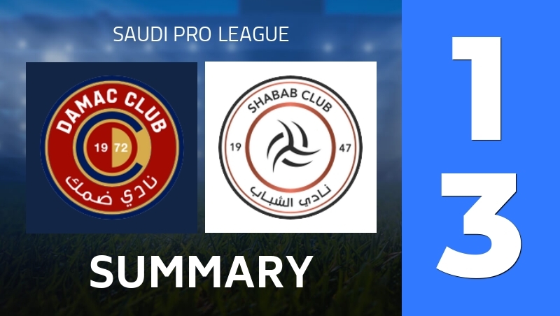 Summary : Damac FC - Al-Shabab FC (SA) - Saudi Pro League 25/26