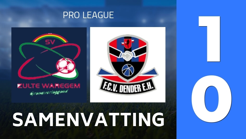 Samenvatting : SV Zulte Waregem - FCV Dender EH - Pro League 25/26