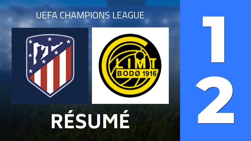 Résumé : Atletico Madrid - Bodoe/Glimt - UEFA Champions League 25/26